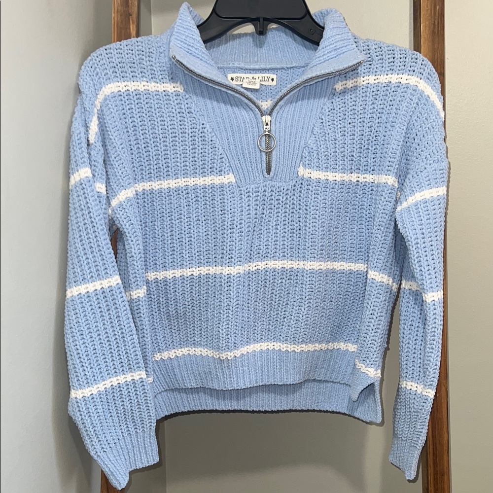 Star & Lily Half Zip Sweater.